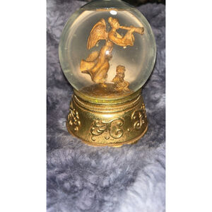 Unbranded Gold Angel Snow Globe One Size